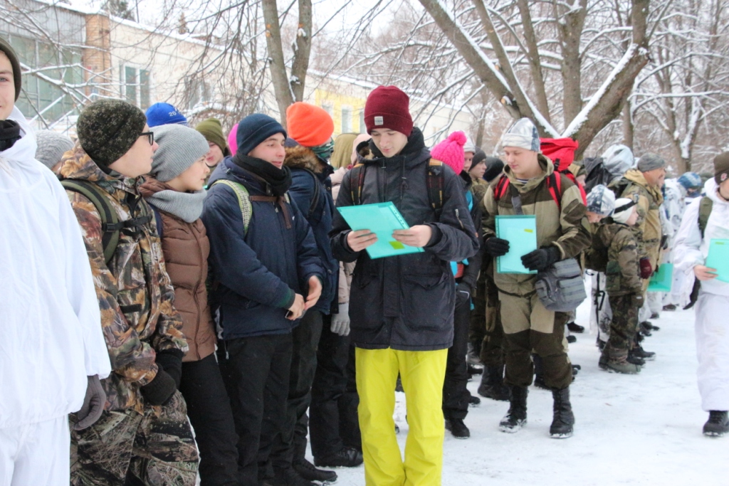 Патриотический сбор «Партизанский рейд, посвященный 77-той годовщине битвы под Москвой 1941 года.