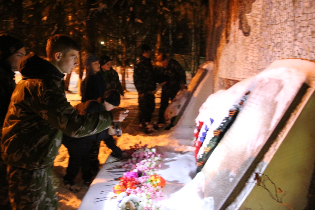 Патриотический сбор «Партизанский рейд, посвященный 77-той годовщине битвы под Москвой 1941 года.