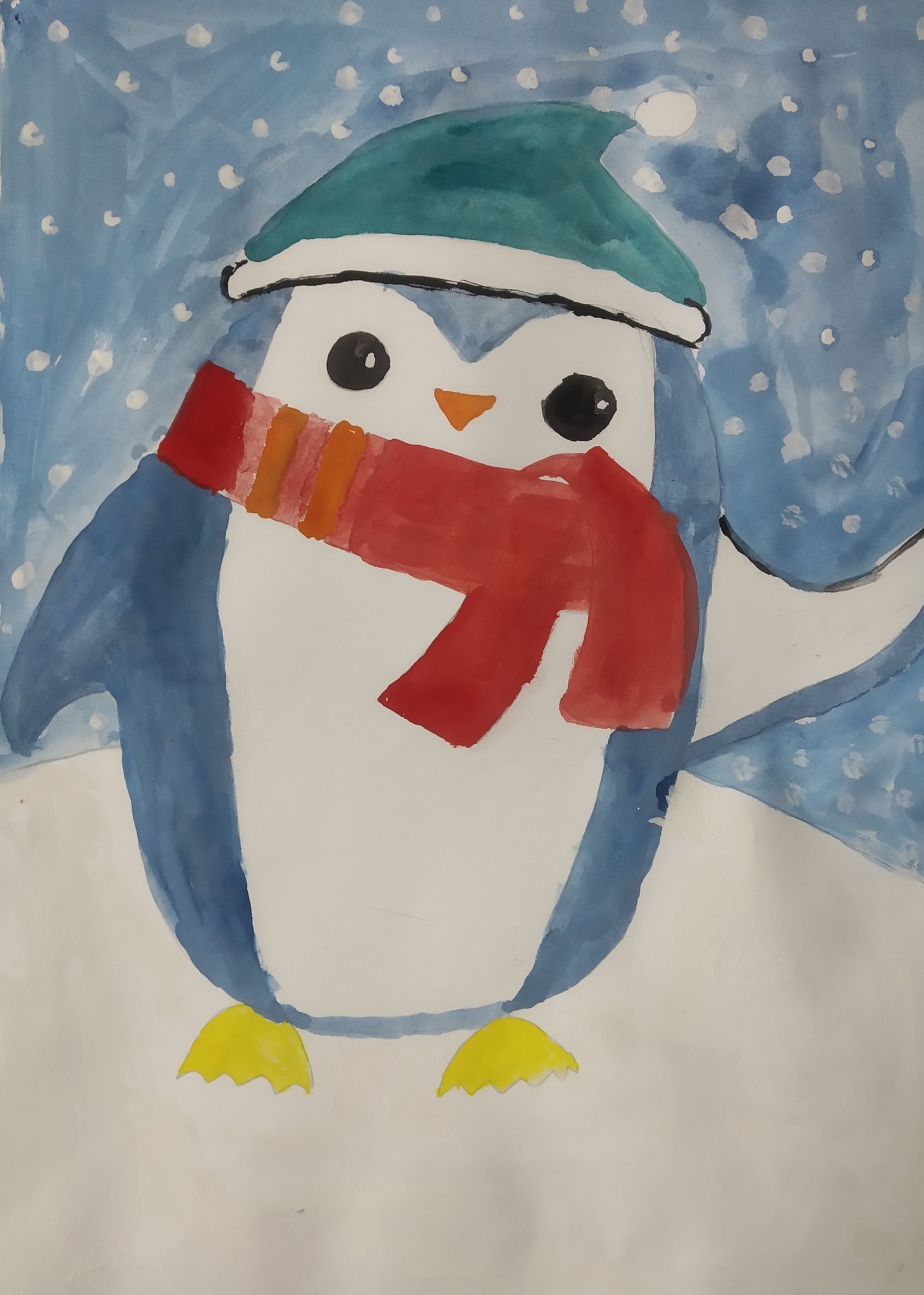 Детские рисунки учеников педагога-художника Андрея Степанова