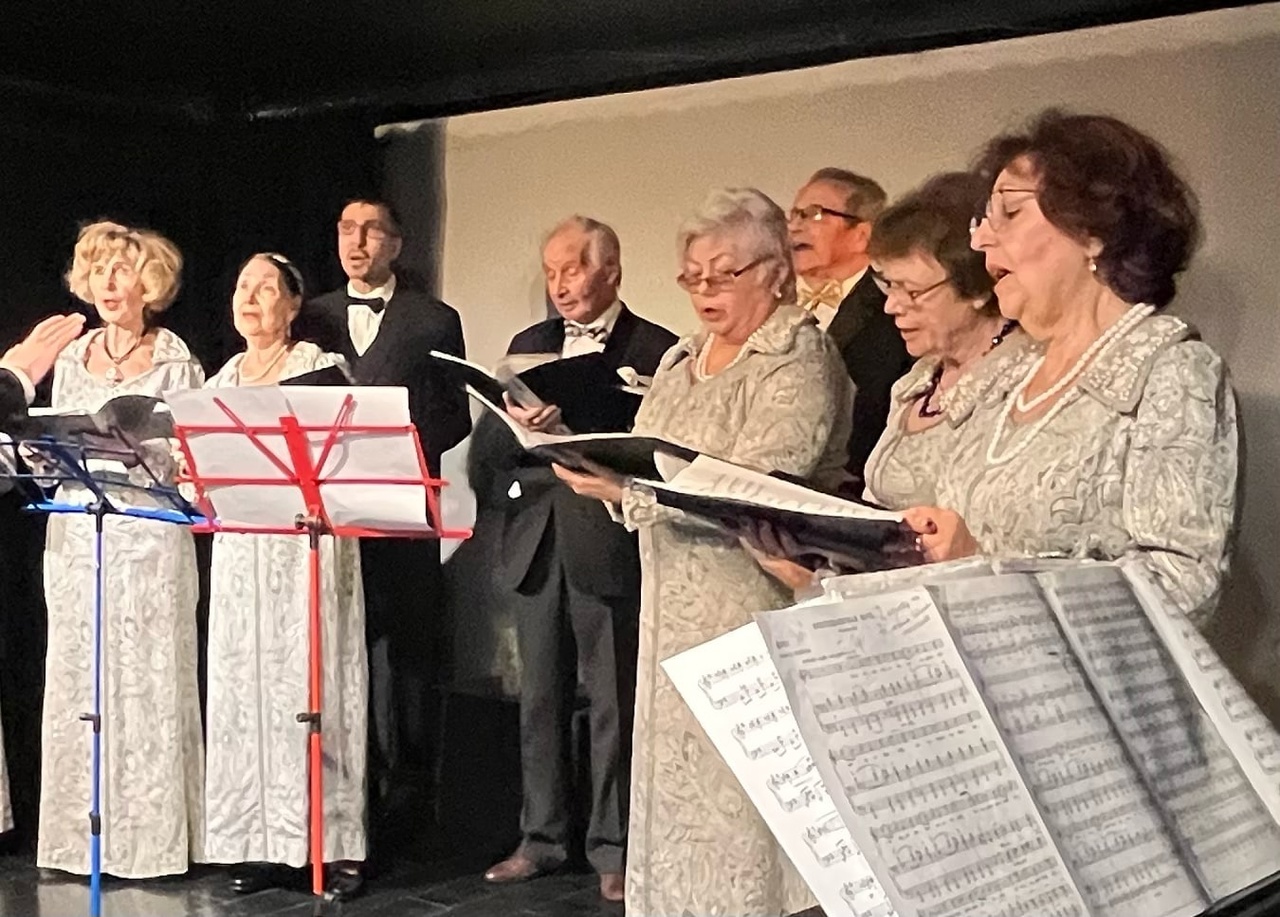 Концерт, посвященный женскому празднику.