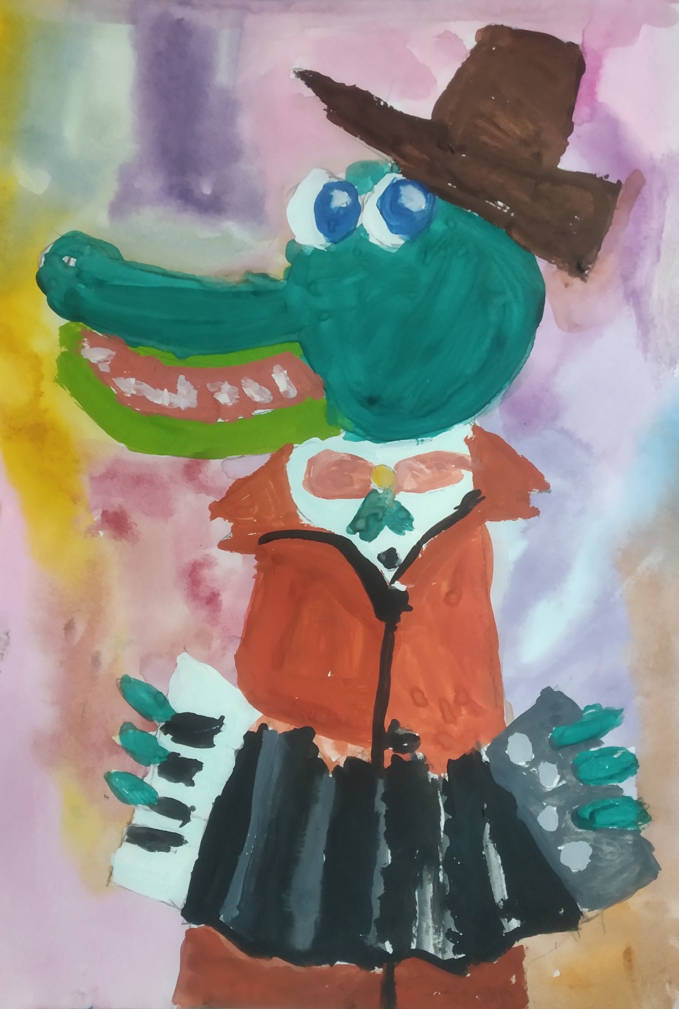 Детские рисунки учеников педагога-художника Андрея Степанова