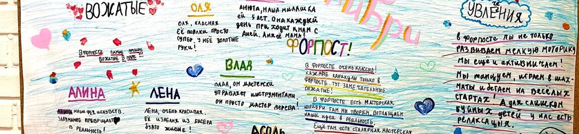 Настенная газета проекта «Арт-каникулы».