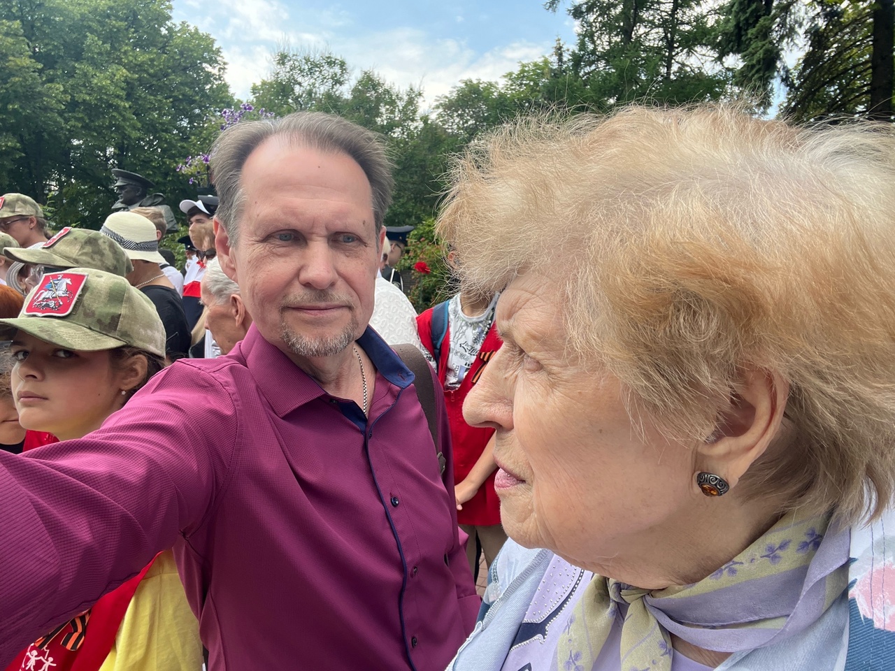 Мемориальная городская акция на Новодевичьем кладбище.