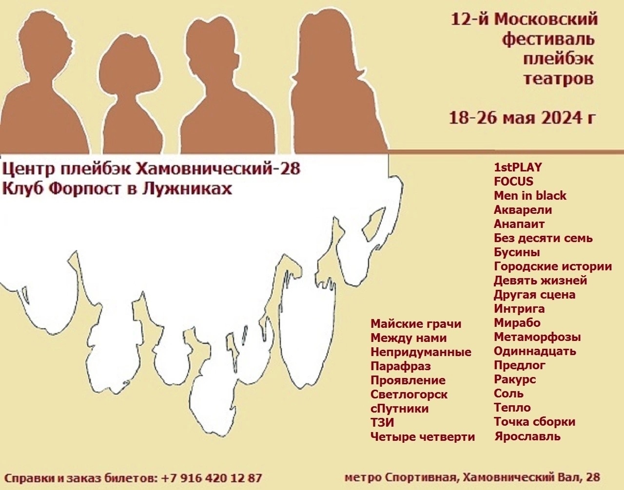 12й Московский фестиваль Плейбэк театров.